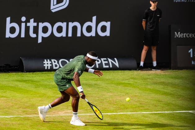 Stuttgart, GERMANY - June 09: Frances Tiafoe (USA) during the Singles Match between Daniel Altmaier (GER) vs. Frances Tiafoe (USA) at BOSS OPEN 2026, Tennisanlage Weissenhof on June 09, 2026 in Stuttgart, Germany. Baden-Württemberg Germany Copyright: xTimoxSteinx