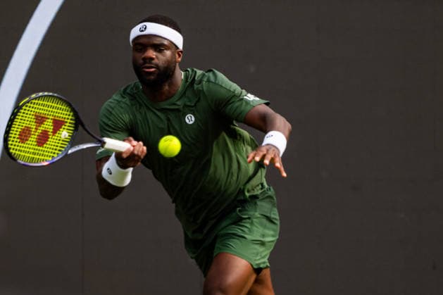 Stuttgart, GERMANY - June 09: Frances Tiafoe (USA) during the Singles Match between Daniel Altmaier (GER) vs. Frances Tiafoe (USA) at BOSS OPEN 2026, Tennisanlage Weissenhof on June 09, 2026 in Stuttgart, Germany. Baden-Württemberg Germany Copyright: xTimoxSteinx