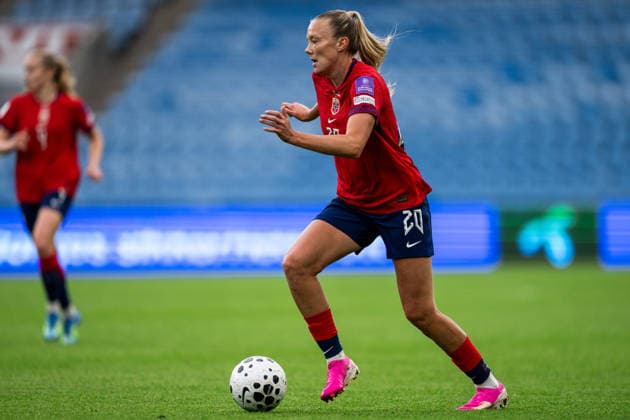 260609 Synne Jensen of Norway during the FIFA Women s World Cup Qualifier football match between Norway and Austria on June 9, 2026 in Oslo Photo Marius Simensen BILDBYRAN COP 238 MM0070 bbeng fotball soccer football fotboll fifa world cup qualifiers vm kvalifisering kvinner vm kvalik landskamp dam norge norway austria osterrike  Copyright: MARIUSxSIMENSEN BB260609BB557