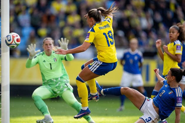 260609 Johanna Rytting Kaneryd of Sweden during the FIFA Women s World Cup Qualifier football match between Sweden and Italy on June 9, 2026 in Gothenburg Photo Carl Sandin BILDBYRAN code CS CS0935 fotboll football soccer fotball vm kval kval fifa womens world cup qualifier qualifier sverige sweden italien italy dam bbeng  Copyright: CARLxSANDIN BB260609CS021