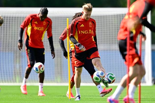 Belgian national football team - FIFA World Cup, WM, Weltmeisterschaft, Fussball 2026 - media activities 09 06 2026 RENTON, UNITED STATES OF AMERICA - JUNE 09 : De Bruyne Kevin forward of Belgium pictured during a training session of the Belgian national football team during the FIFA World Cup 2026 on June 9, 2026 in Renton, United States of America, 09 06 2026 Renton United States of America  Copyright: xJanxDexMeuleneirx