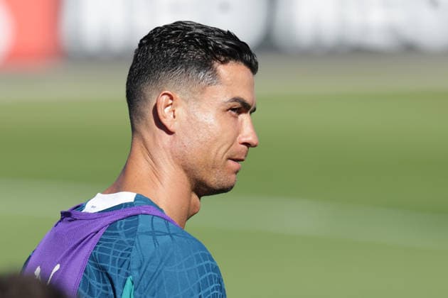 Training of the Portuguese national football team in the football city of Oeiras Portugal, June 9, 2026, in Alges, Portugal Cristiano Ronaldo Portugal ,7 Copyright: HMBxMedia FernandoxSoares