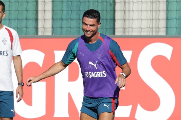 Training of the Portuguese national football team in the football city of Oeiras - Portugal, June 9, 2026, in Alges, Portugal. Cristiano Ronaldo (Portugal ,7) *** Training of the Portuguese national football team in the football city of Oeiras Portugal, June 9, 2026, in Alges, Portugal Cristiano Ronaldo Portugal ,7 Copyright: HMBxMedia FernandoxSoares