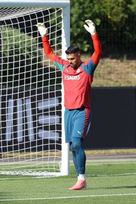 Training of the Portuguese national football team in the football city of Oeiras Portugal, June 9, 2026, in Alges, Portugal goalkeeper Diogo Costa Portugal ,1 Copyright: HMBxMedia FernandoxSoares