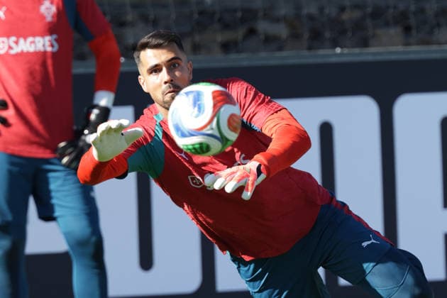 Training of the Portuguese national football team in the football city of Oeiras Portugal, June 9, 2026, in Alges, Portugal goalkeeper Diogo Costa Portugal ,1 Copyright: HMBxMedia FernandoxSoares