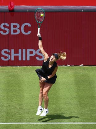 2026 HSBC Tennis Championships, Queens Club, London, UK - 09 06 2026 Anna Blinkova in action during her first round match agianst Emma Raducanu (GBR) in the HSBC 2026 Championships at Queens Club in London London Queens Club London GBR Copyright: xMarkxGreenwoodx