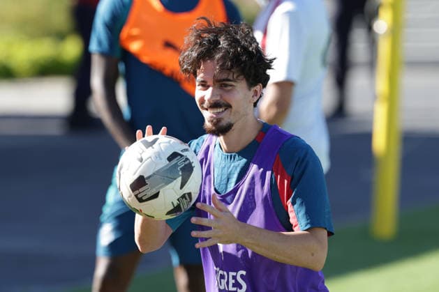Training of the Portuguese national football team in the football city of Oeiras Portugal, June 9, 2026, in Alges, Portugal Vitinha Portugal ,23 Copyright: HMBxMedia FernandoxSoares