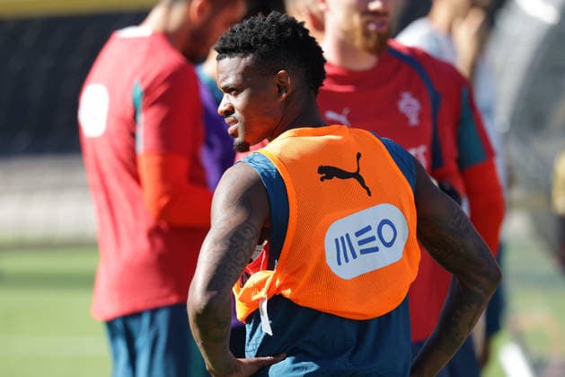 Training of the Portuguese national football team in the football city of Oeiras Portugal, June 9, 2026, in Alges, Portugal Nelson Semedo Portugal ,2 Copyright: HMBxMedia FernandoxSoares
