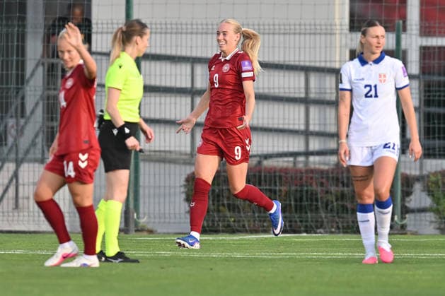 SERBIA vs DENMARK AMALIE VANGSGAARD football Serbia vs Denmar UEFA European Championship, EM, Europameisterschaft qualifzing match at sports center FSS, Stara Pazova 09.06.2026 Foto: FOOTBALL, SERBIA, DENMARK, UEFA EUROPEAN CHAMPIONSHIP QUALIFICATIONS, WOMEN Stara Pazova Sports center Stara Pazova Serbia Copyright: xMarkoxMetlas xMNxPressx