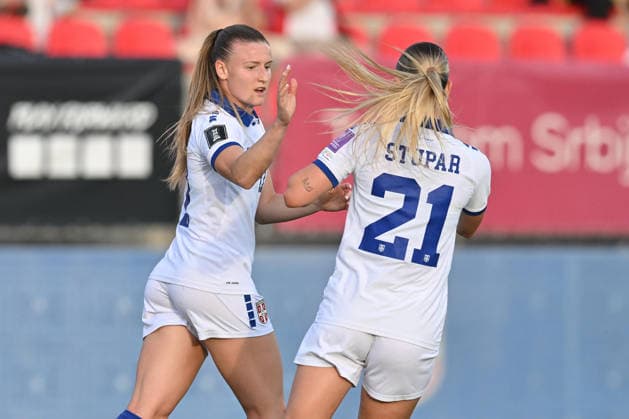 SERBIA vs DENMARK ALLEGRA POLJAK football Serbia vs Denmar UEFA European Championship, EM, Europameisterschaft qualifzing match at sports center FSS, Stara Pazova 09.06.2026 Foto: FOOTBALL, SERBIA, DENMARK, UEFA EUROPEAN CHAMPIONSHIP QUALIFICATIONS, WOMEN Stara Pazova Sports center Stara Pazova Serbia Copyright: xMarkoxMetlas xMNxPressx