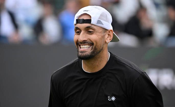 Nick Kyrgios AUS Portrait Tennis Men BOSS Open ATP 250 Stuttgart 2026 Weissenhof BOSS Open ATP 250 Stuttgart 2026