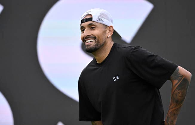 Nick Kyrgios AUS Portrait Tennis Men BOSS Open ATP 250 Stuttgart 2026 Weissenhof BOSS Open ATP 250 Stuttgart 2026