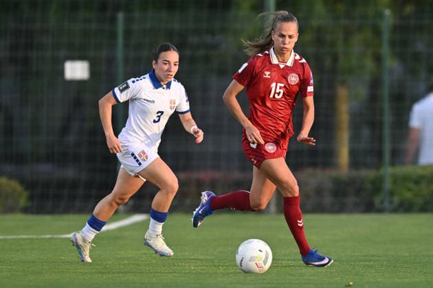 SERBIA vs DENMARK FREDERIKKE THOGERSEN football Serbia vs Denmar UEFA European Championship, EM, Europameisterschaft qualifzing match at sports center FSS, Stara Pazova 09.06.2026 Foto: FOOTBALL, SERBIA, DENMARK, UEFA EUROPEAN CHAMPIONSHIP QUALIFICATIONS, WOMEN Stara Pazova Sports center Stara Pazova Serbia Copyright: xMarkoxMetlas xMNxPressx