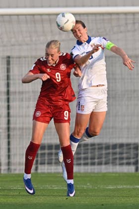 SERBIA vs DENMARK VIOLETA SLOVIC vs AMALIE VANGSGAARD football Serbia vs Denmar UEFA European Championship, EM, Europameisterschaft qualifzing match at sports center FSS, Stara Pazova 09.06.2026 Foto: FOOTBALL, SERBIA, DENMARK, UEFA EUROPEAN CHAMPIONSHIP QUALIFICATIONS, WOMEN Stara Pazova Sports center Stara Pazova Serbia Copyright: xMarkoxMetlas xMNxPressx