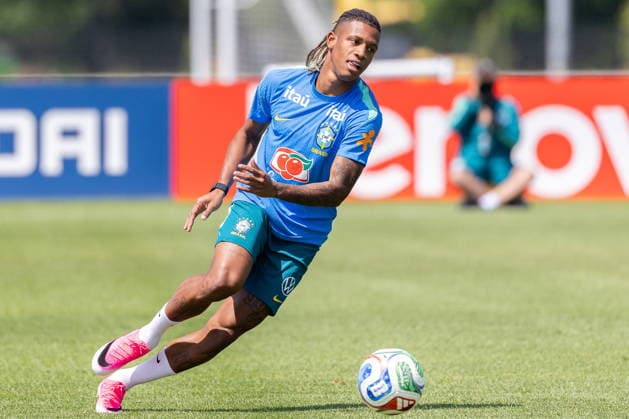 FIFA World Cup, WM, Weltmeisterschaft, Fussball 2026 preparations - Brazil training session Danilo Santos of Brazil participates in a training session in Morris Township, New Jersey, USA, 09 June 2026. Brazil are drawn in Group C of the upcoming FIFA World Cup 2026 starting on 11 June 2026 and running 19 July 2026. Morris Township New Jersey United States  Copyright: xOLGAxFEDOROVAx