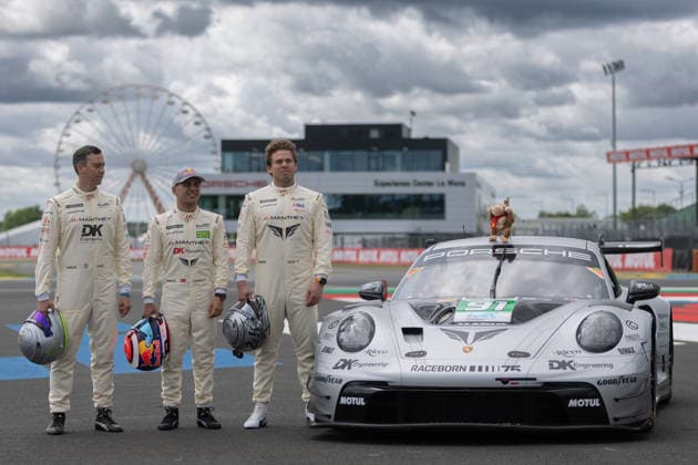 AUTOMOBILE : 24 Heures du Mans - 09 06 2026 91 Manthey Dk Engineering (GER) Porsche 911 GT3 R LMGT3 (LMGT3) driven by James Cottingham (GBR) Timur Boguslavskiy Ayhancan Güven (TUR), during the 24 Hours of Le Mans, the third round of the 2026 FIA WEC Championship, which will take place on the 24 Hours of Le Mans circuit on June 9, 2026 in France.  Copyright: xERICxLExGALLIOTx xMPSxAGENCYx x