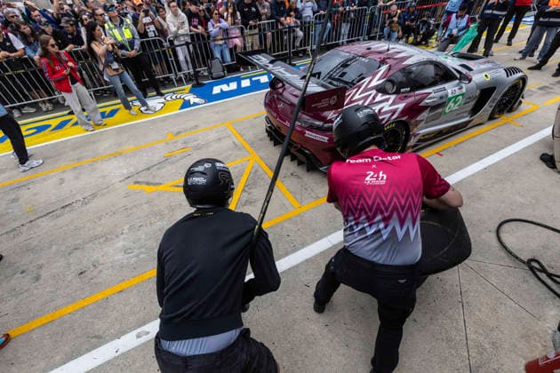 AUTOMOBILE : 24 Heures du Mans - 09 06 2026 62 Team Qatar By Iron Lynx (QAT) Mercedes-AMG LMGT3 (LMGT3) driven by Abdulla Ali Al-Khelaifi (QAT) Julian Hanses (GER) Giuliano Alesi (FRA), during the 24 Hours of Le Mans, the third round of the 2026 FIA WEC Championship, which will take place on the 24 Hours of Le Mans circuit on June 9, 2026 in France. LE MANSFrance  Copyright: xMPSxAGENCYx