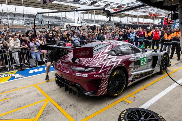 AUTOMOBILE : 24 Heures du Mans - 09 06 2026 62 Team Qatar By Iron Lynx (QAT) Mercedes-AMG LMGT3 (LMGT3) driven by Abdulla Ali Al-Khelaifi (QAT) Julian Hanses (GER) Giuliano Alesi (FRA), during the 24 Hours of Le Mans, the third round of the 2026 FIA WEC Championship, which will take place on the 24 Hours of Le Mans circuit on June 9, 2026 in France. LE MANSFrance  Copyright: xMPSxAGENCYx