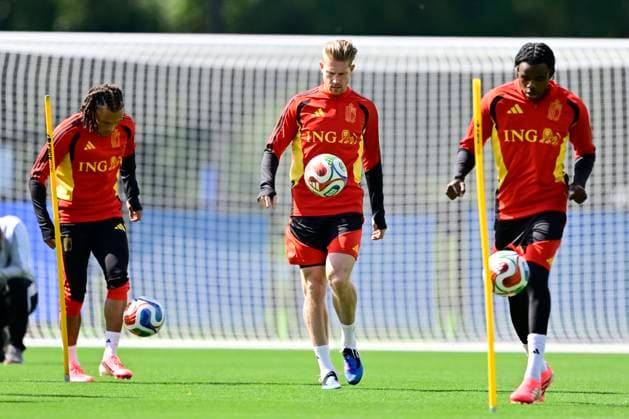Belgian national football team - FIFA World Cup, WM, Weltmeisterschaft, Fussball 2026 - media activities 09 06 2026 RENTON, UNITED STATES OF AMERICA - JUNE 09 : De Bruyne Kevin forward of Belgium pictured during a training session of the Belgian national football team during the FIFA World Cup 2026 on June 9, 2026 in Renton, United States of America, 09 06 2026 Renton United States of America  Copyright: xJanxDexMeuleneirx