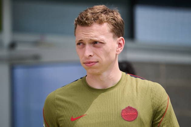 June 9, 2026, Toronto, On, Canada: Canada s Alistair Johnston (2) looks on during a Team Canada World Cup training session in Toronto, on Tuesday, June 9, 2026. Canada News - June 9, 2026  - ZUMAc35_ 20260609_zaf_c35_038 Copyright: xSammyxKoganx