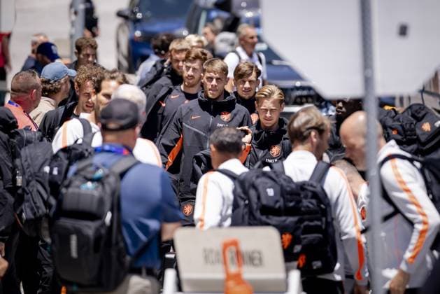 KANSAS - Frenkie de Jong of the Netherlands arrives at the Cascade Hotel on June 9, 2026, in Kansas City. The Dutch national team, Nationalteam is preparing for the 2026 World Cup. ROBIN VAN LONKHUIJSEN ANP xVIxANPxSportx xxANPxIVx 560589065 originalFilename: 560589065.jpg