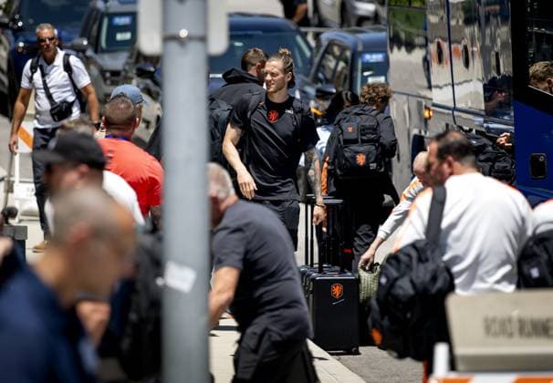 KANSAS - Wout Weghorst or the Netherlands arrives at the Cascade Hotel on June 9, 2026, in Kansas City. The Dutch national team, Nationalteam is preparing for the 2026 World Cup. KOEN VAN WEEL ANP xVIxANPxSportx xxANPxIVx 560589213 originalFilename: 560589213.jpg