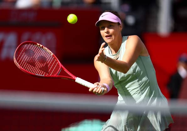 2026 HSBC Tennis Championships, Queens Club, London, UK - 09 06 2026 Tatjana Maria (GER) in action during her first round match agianst Maria Sakkari (GRE) in the HSBC 2026 Championships at Queens Club in London London Queens Club London GBR Copyright: xMarkxGreenwoodx