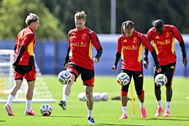 Belgium s Kevin De Bruyne pictured during the first training session of Belgian national soccer team Red Devils in their base camp, home of the Seattle Sounders, Renton, Seattle, USA, on Tuesday 09 June 2026. The Red Devils arrived yesterday and to prepare for the 2026 FIFA World Cup, WM, Weltmeisterschaft, Fussball DIRKxWAEM  x176875580x