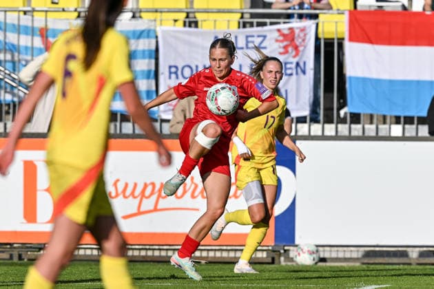 Football, Women, World Cup Qualifier, Luxembourg - Belgium