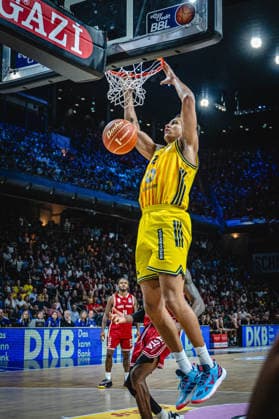Basketball Berlin 019 06 2026 Season 2025 2026 EasyCredit BBL 1 Bundesliga Men, Men Playoffs Semifinal Game 5 Alba Berlin BMA365 Bamberg Baskets Michael Rataj Alba Berlin, No 21
