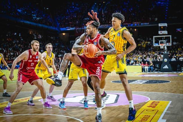 Basketball Berlin 019 06 2026 Season 2025 2026 EasyCredit BBL 1 Bundesliga Men, Men Playoffs Semifinal Game 5 Alba Berlin BMA365 Bamberg Baskets Cobe Williams Bamberg, No 24