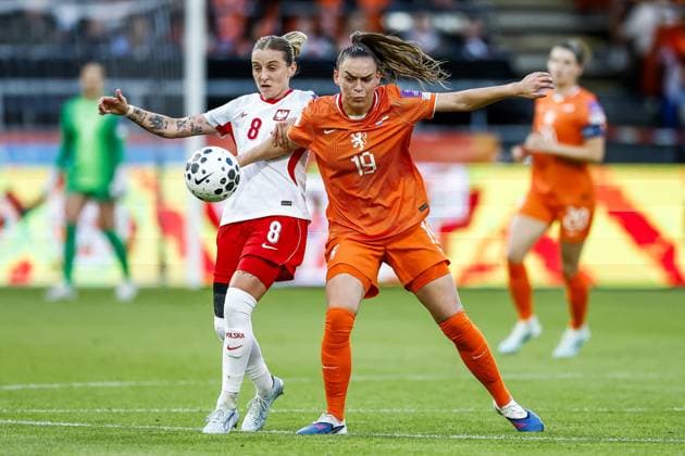 Football, Women, World Cup Qualifier, Netherlands - Poland