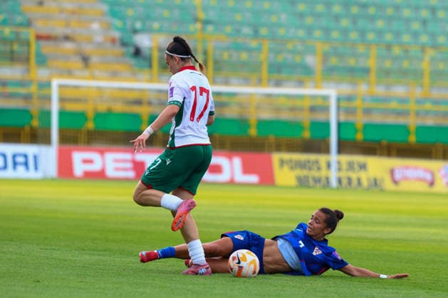 Croatia v Bulgaria: FIFA Women s World Cup 2027 Qualifiers Mariela Petrova of Bulgaria and Petra Pezelj of Croatia battles for the ball during the FIFA Women s World Cup 2027 Qualifier match match between Croatia and Bulgaria at Aldo Drosina Stadium on June 09, 2026. in Pula, Croatia.  SreckoxNiketic PIXSELL