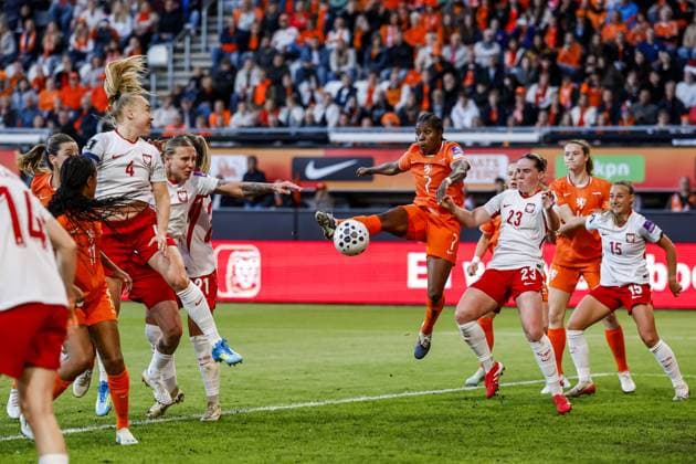 ALMELO - Lineth Beerensteyn of The Netherlands during the World Cup qualifying match between the Netherlands (women) and Poland (women) at Erve Asito Stadium on June 9, 2026 in Almelo, the Netherlands. VINCENT JANNINK ANP FIFA Women s World Cup 2027 Qualifier 2026 xVIxANPxSportx xxANPxIVx 560594841 originalFilename: 560594841.jpg