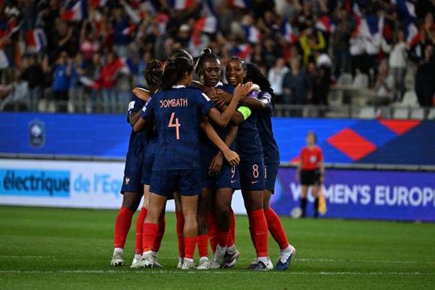 Football FÃ minin : France F vs Irlande F- qualification coupe du monde - 09 06 2026 Melvine MALARD of France scoring goal during the Women s World Cup qualifying match between France F and Irland F at Alpes stadium Grenoble on June 09 2026 , France GRENOBLEFrance  Copyright: xMouradxAllilix