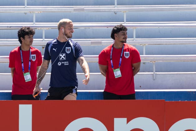 SOCCER - FIFA World Cup, WM, Weltmeisterschaft, Fussball 2026, preview SANTA BARBARA,CALIFORNIA,USA,09.JUN.26 - SOCCER - FIFA World Cup 2026, USA, Mexico, Canada, preview, OEFB, Oesterreichischer Fussball-Bund, training team AUT. Image shows Marko Arnautovic (AUT). GEPAxpictures xArminxRauthner