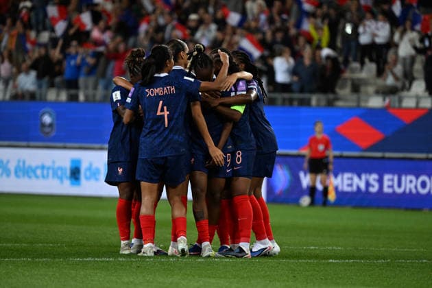 Football FÃ minin : France F vs Irlande F- qualification coupe du monde - 09 06 2026 Melvine MALARD of France scoring goal during the Women s World Cup qualifying match between France F and Irland F at Alpes stadium Grenoble on June 09 2026 , France GRENOBLEFrance  Copyright: xMouradxAllilix