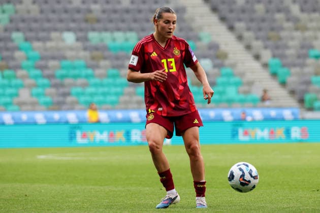 Ljubljana, Slovenia 09 06 2026 International womens World Cup qualifier Slovenia vs Germany In the picture Carlotta Wamser Germany Copyright: HMBxMedia MadeleinexFantini