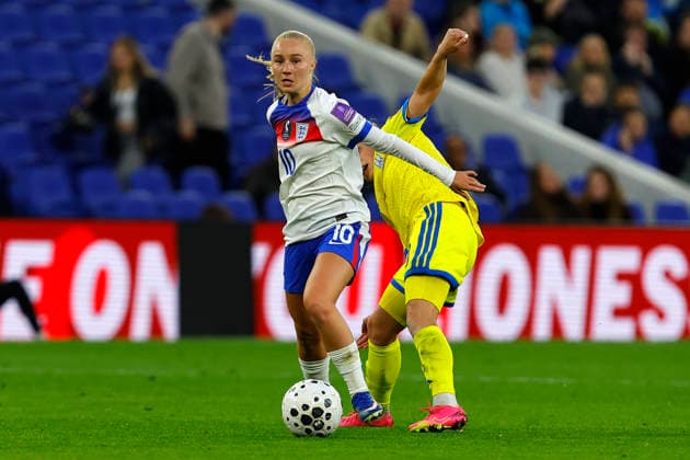 England Women v Ukraine Women, Liverpool, UK - 9 June 2026 Laura Blindkilde Brown of England during the FIFA Women™s World Cup 2027 qualifying group match between England and Ukraine at Hill Dickinson Stadium on 9 June 2026 in Liverpool, England (Photo by Steve Taylor PPAUK) Bramley-Moore Dock Hill Dickinson Stadium Liverpool England Copyright: xStevexTaylor PPAUKx PPA-280608