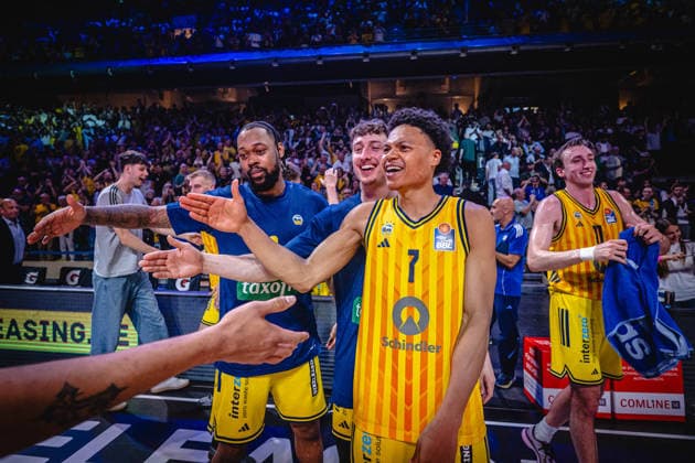 Basketball Berlin 019 06 2026 Season 2025 2026 EasyCredit BBL 1 Bundesliga Men, Men Playoffs Semifinal Game 5 Alba Berlin BMA365 Bamberg Baskets Alba wins Jack Kayil Alba Berlin, No 07