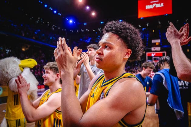 Basketball Berlin 019 06 2026 Season 2025 2026 EasyCredit BBL 1 Bundesliga Men, Men Playoffs Semifinal Game 5 Alba Berlin BMA365 Bamberg Baskets Alba wins Jack Kayil Alba Berlin, No 07