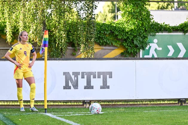 SOCCER WOMEN UEFA QUALIFIERS B4 MD6 LUXEMBURG VS BELGIUM Tessa Wullaert (9) of Belgium pictured during a women football game between the national teams of Luxemburg and Belgium , called the Red Flames , on the sixth match day in League B Group B4 in the league stage of the 2026-27 UEFA Women s European Qualifiers competition , on Tuesday 9 June 2026 in Esch-sur-Alzette , Luxemburg . PHOTO SPORTPIX Stijn Audooren Esch-sur-Alzette Stade de la Frontiere Luxemburg  Copyright: xSportpix.bex xStijnxAudoorenxStijnxAudoorenx