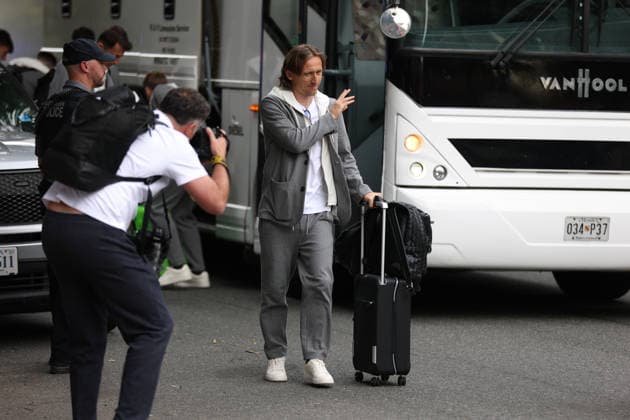 Football, FIFA World Cup 2026, Croatia national team, Arrival in Alexandria, USA