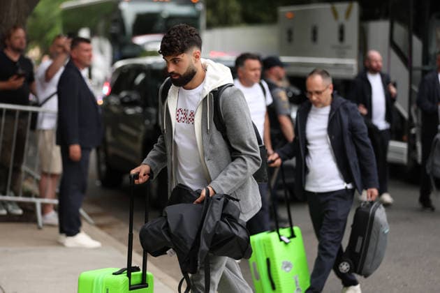Croatia National Football Team arrive in Alexandria - FIFA World Cup, WM, Weltmeisterschaft, Fussball 2026 Josko Gvardiol of Croatia arrive at AKA Hotel on June 09, 2026 in Alexandria, Virginia.  IgorxKralj PIXSELL