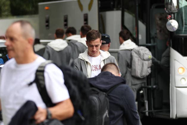 Croatia National Football Team arrive in Alexandria - FIFA World Cup, WM, Weltmeisterschaft, Fussball 2026 Luka Sucic of Croatia arrive at AKA Hotel on June 09, 2026 in Alexandria, Virginia.  IgorxKralj PIXSELL