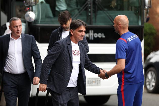 Croatia National Football Team arrive in Alexandria - FIFA World Cup, WM, Weltmeisterschaft, Fussball 2026 Head Coach of Croatia Zlatko Dalic of Croatia arrive at AKA Hotel on June 09, 2026 in Alexandria, Virginia.  IgorxKralj PIXSELL