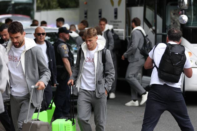 Croatia National Football Team arrive in Alexandria - FIFA World Cup, WM, Weltmeisterschaft, Fussball 2026 Toni Fruk of Croatia arrive at AKA Hotel on June 09, 2026 in Alexandria, Virginia.  IgorxKralj PIXSELL