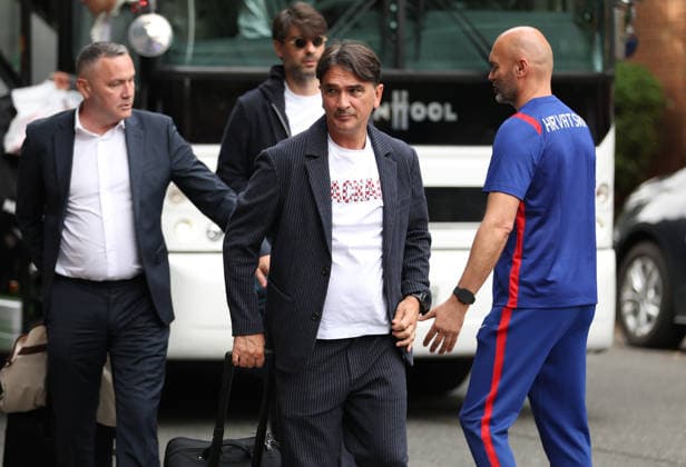Croatia National Football Team arrive in Alexandria - FIFA World Cup, WM, Weltmeisterschaft, Fussball 2026 Head Coach of Croatia Zlatko Dalic of Croatia arrive at AKA Hotel on June 09, 2026 in Alexandria, Virginia.  IgorxKralj PIXSELL