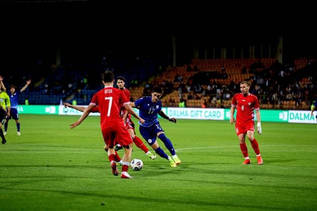 RECORD DATE NOT STATED International Friendlies: Armenia National Football Team v Moldova National Football Team Grant-Leon Ranos during the International Friendlies match between Armenia National Football Team and Moldova National Football Team at Vazgen Sargsyan Republican Stadium in Yerevan, Armenia on June 9, 2026