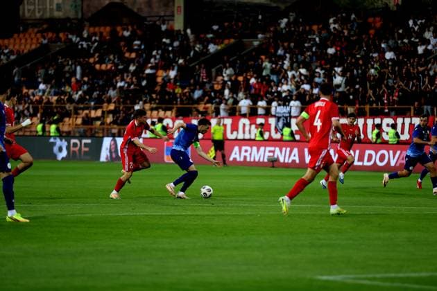 RECORD DATE NOT STATED International Friendlies: Armenia National Football Team v Moldova National Football Team Eduard Spertsyan during the International Friendlies match between Armenia National Football Team and Moldova National Football Team at Vazgen Sargsyan Republican Stadium in Yerevan, Armenia on June 9, 2026
